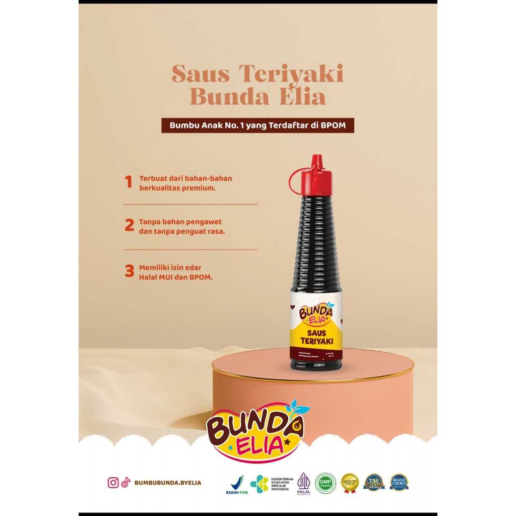 

SAUS TERIYAKI BUNDA ELIA 140 ml