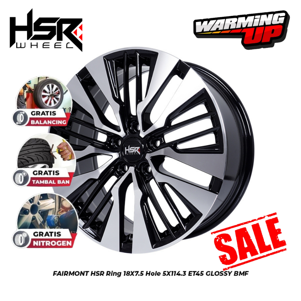 Velg Mobil Replika Alphard 2017-2018-2019-2020 HSR Fairmont Voxy Serena Baut 5x114,3 HSR Wheel