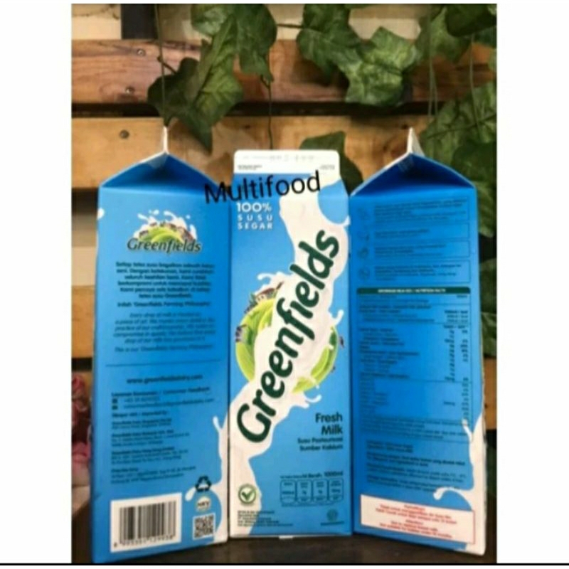 

Susu fresh milk Greenfields 1 liter / susu greenfields Murah 1000ml