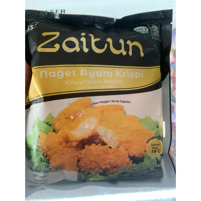 

Zaitun nugget crispy bubble 250 gram