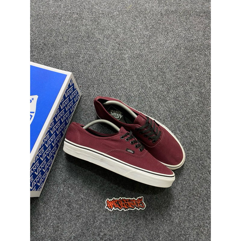 Vans Authentic Maroon Size 43 Original Second