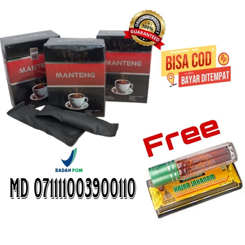 

Kopi Manteng Minuman Kopi Stamina Kuat Tahan Lama BPOM (5 sachet)