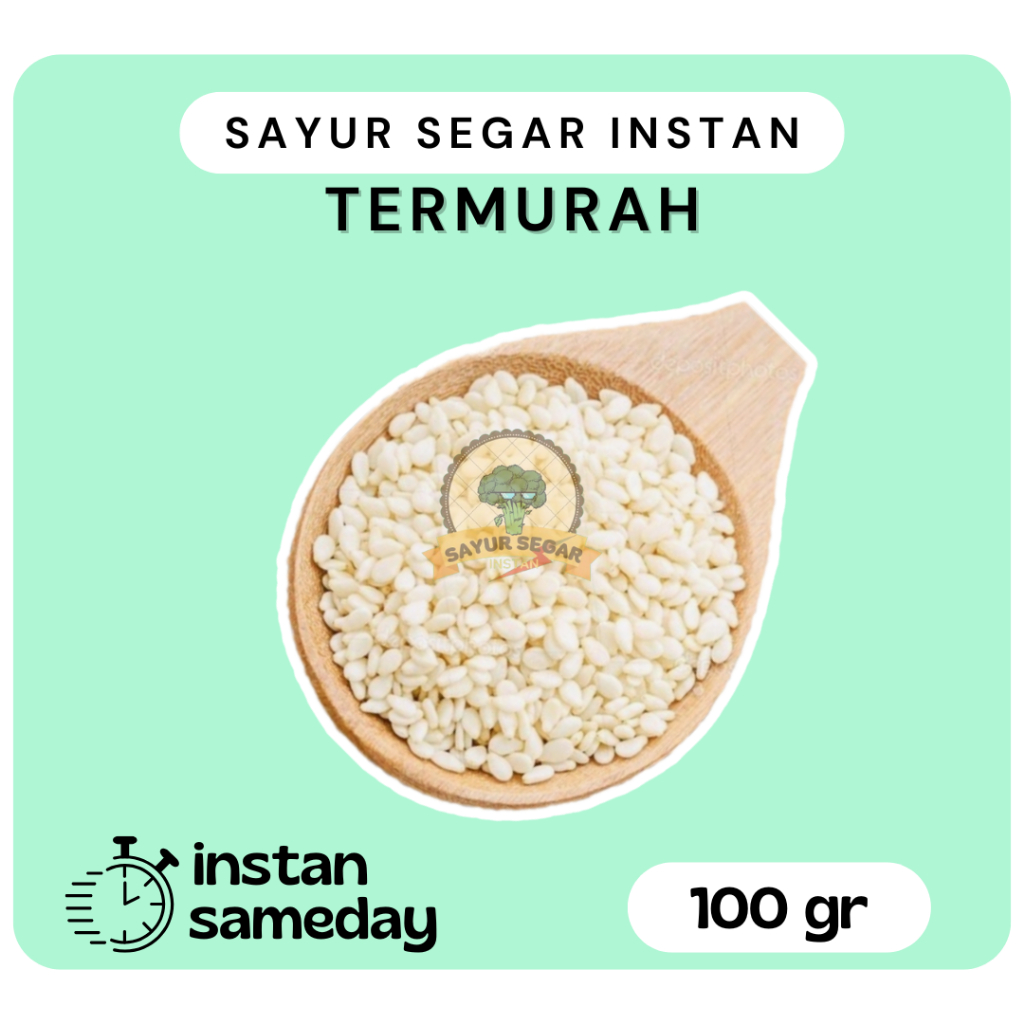 

Wijen Putih 100gram - Sayur segar instan