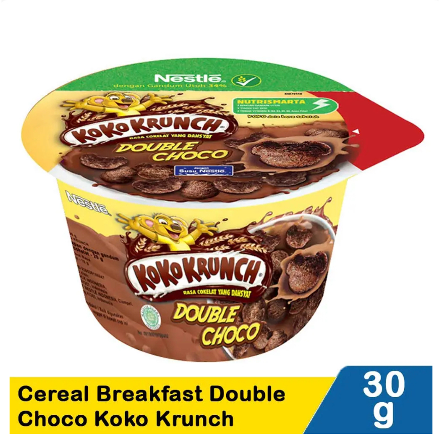 

Nestle Cereal Breakfast Double Choco Koko Krunch 30 Gram