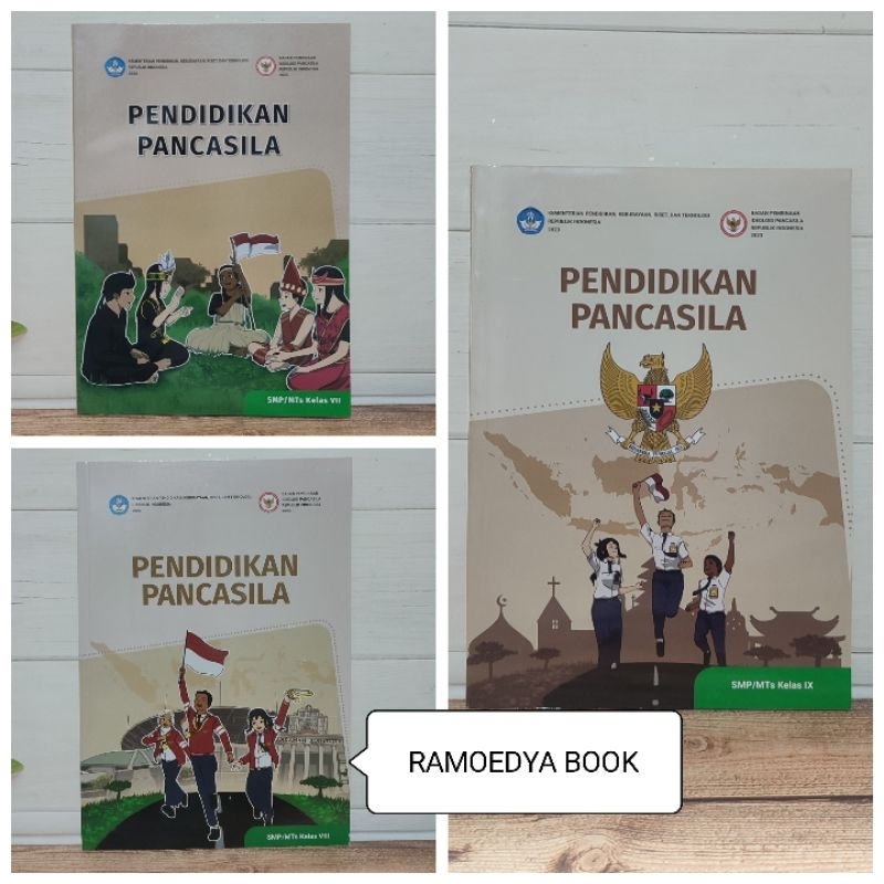 Buku PPKN Revisi SMP/MTs kelas 7,8,9 Kurikulum Merdeka Kemendikbud