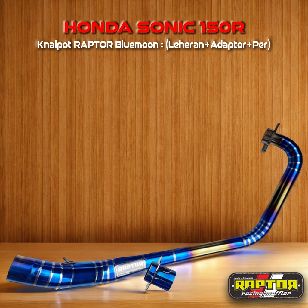 RAPTOR Leheran Plus Adaptor Knalpot Racing Honda Sonic 150R - Bluemoon