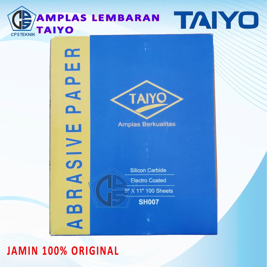 Amplas Duco Lembaran Grit #2000 TAIYO Amplas Kertas Kertas Lembaran