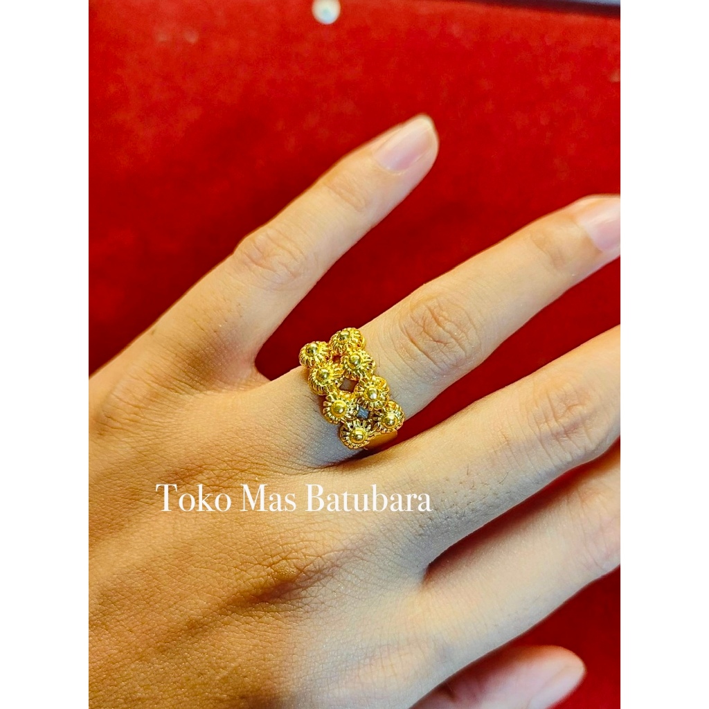 CINCIN MATAHARI EMAS LONDON 24K 20K