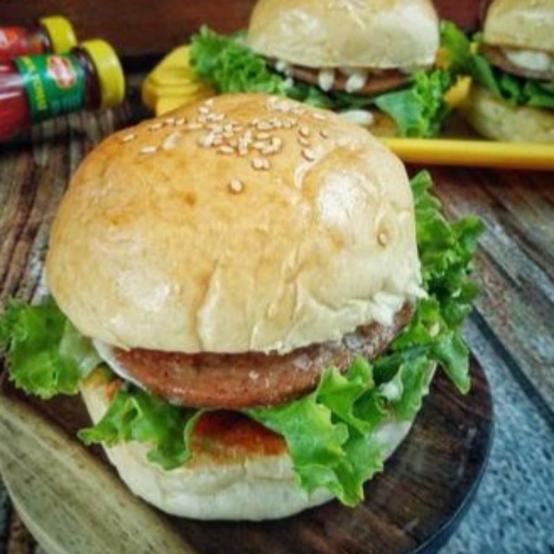 

Burger Smoked Beef matang