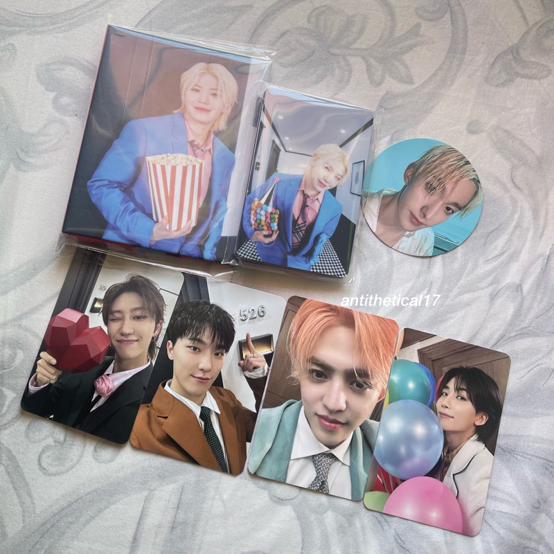 seventeen spill the feels carat version jeonghan scoups seungcheol woozi binder book circle card ben