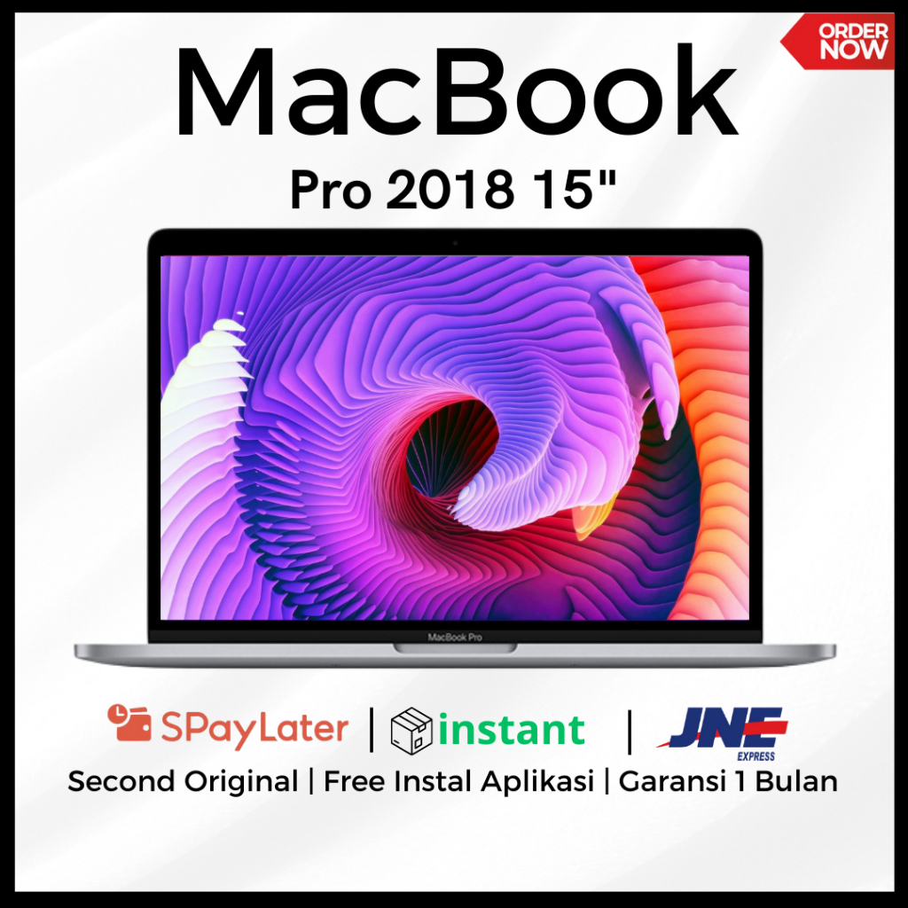 Macbook Pro 2018 15inci Second Original