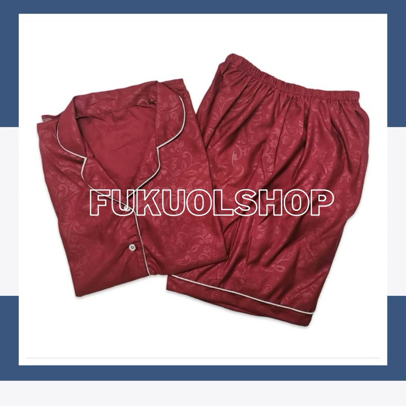 Piyama Katun Emboss