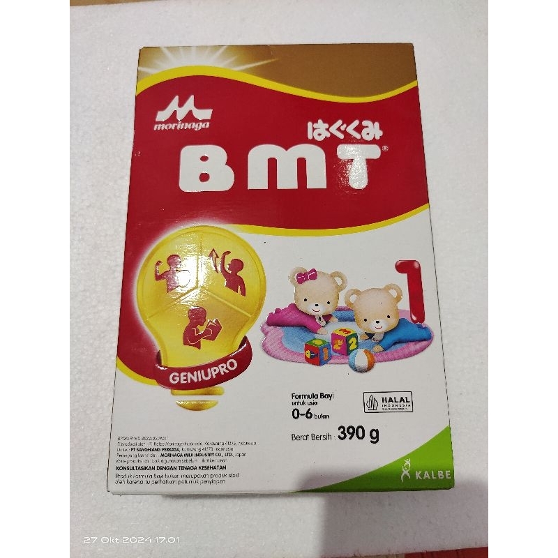 

BMT MORINAGA GOLD 0-6 bulan 390 gram