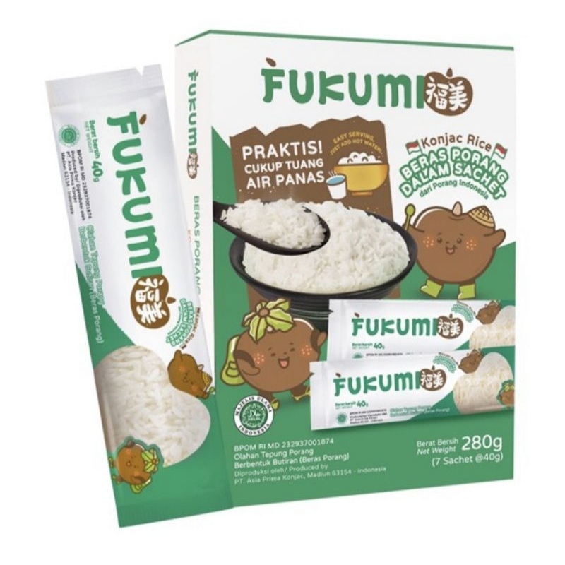 

FUKUMI Beras Porang Konjac 7 pcs