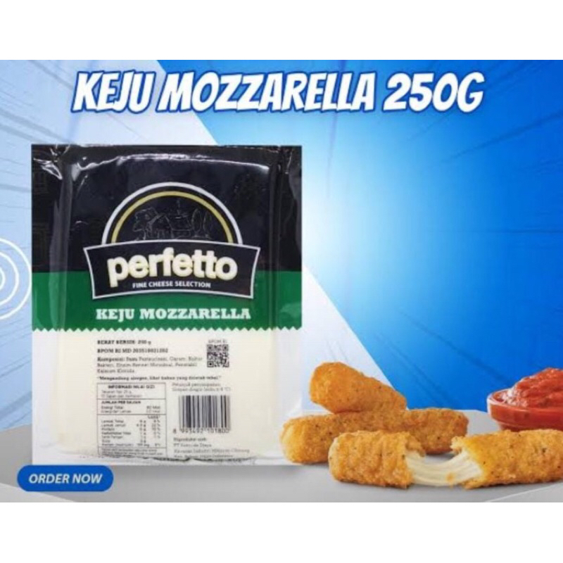 

Keju Mozarella Perfecto 250gr