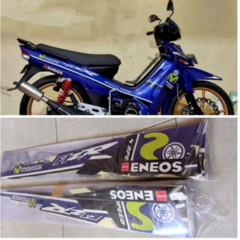 striping Yamaha fizr movistar biru