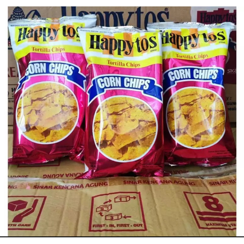 

Happytos Keripik Jagung Tortila Chips Snack Jagung