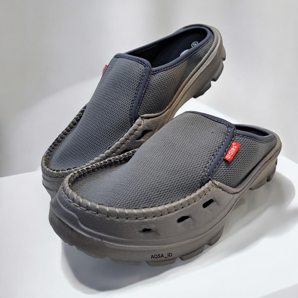 ardiles ambram slip on pria dan wanita warma abu abu size 39-43