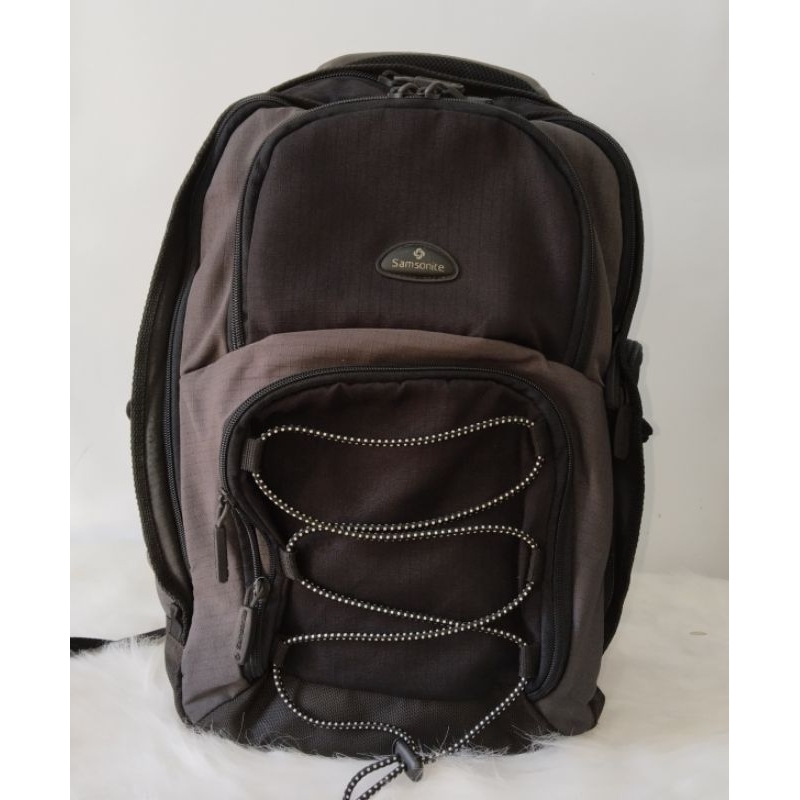 Preloved Tas ransel Pria, Samso Nite, Samsonet, Samsonte, samsonite. (tinggi 49cm, panjang 36cm, leb