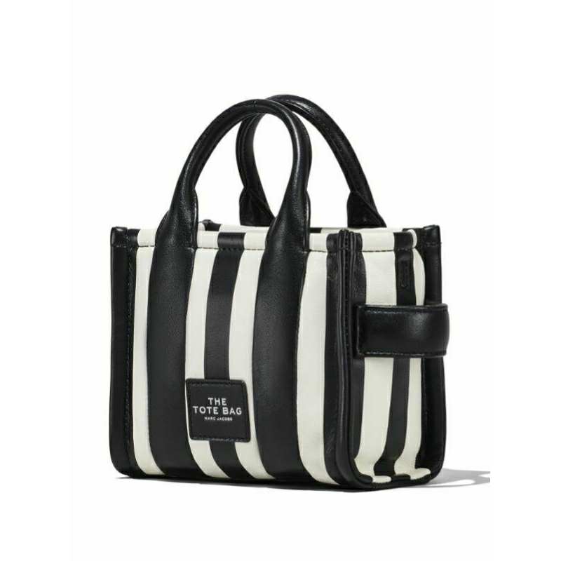 Marc Jacobs Striped micro tote bag ORi Preloved