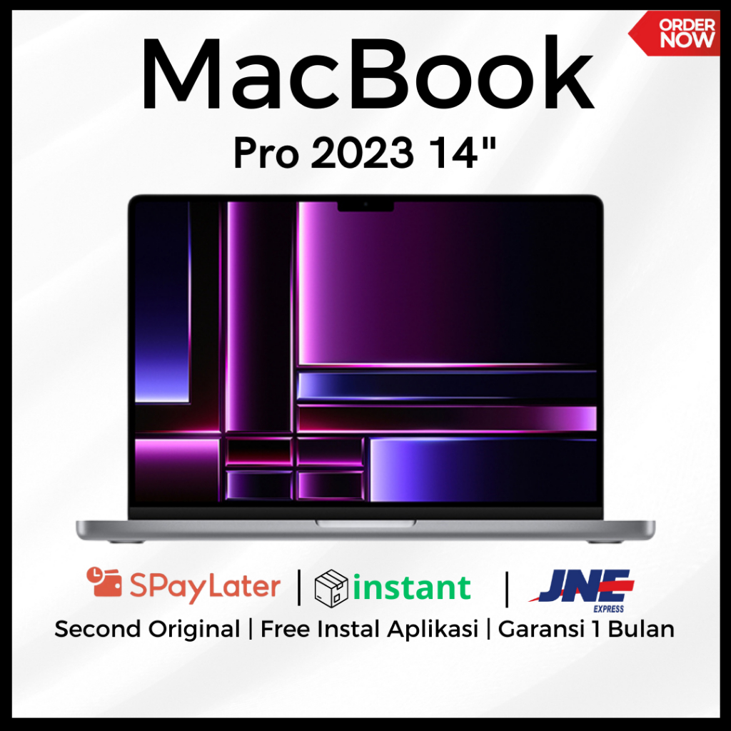Macbook Pro 2023 14inci Second Original