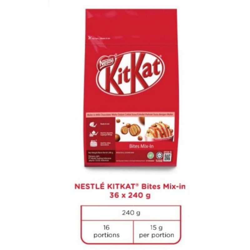 

Nestle Kitkat bites 240 Gr