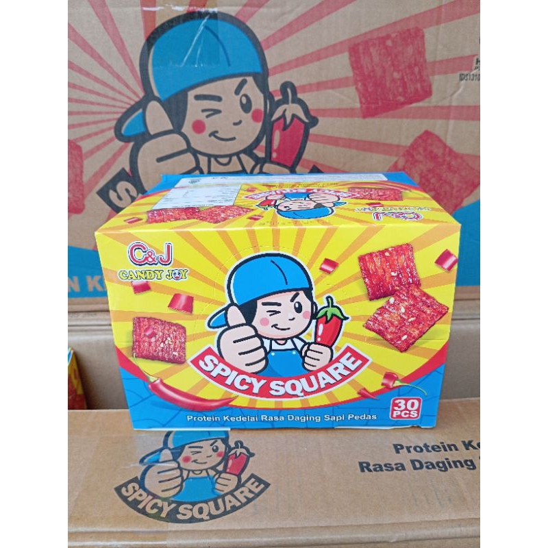 

Latiao SPICY SQUARE C&J 1 Box isi 30 pcs