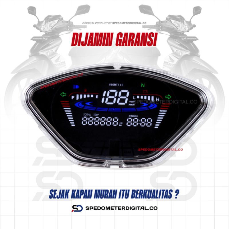 Spedometer Digital Supra X 125 KPH