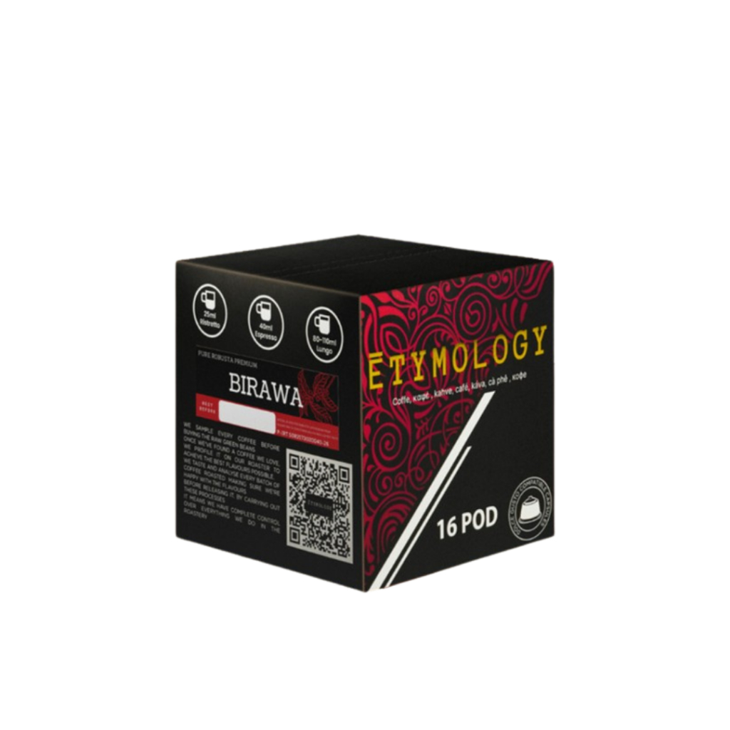 

Etymology D Capsule D Gusto Birawa Robusta 100%
