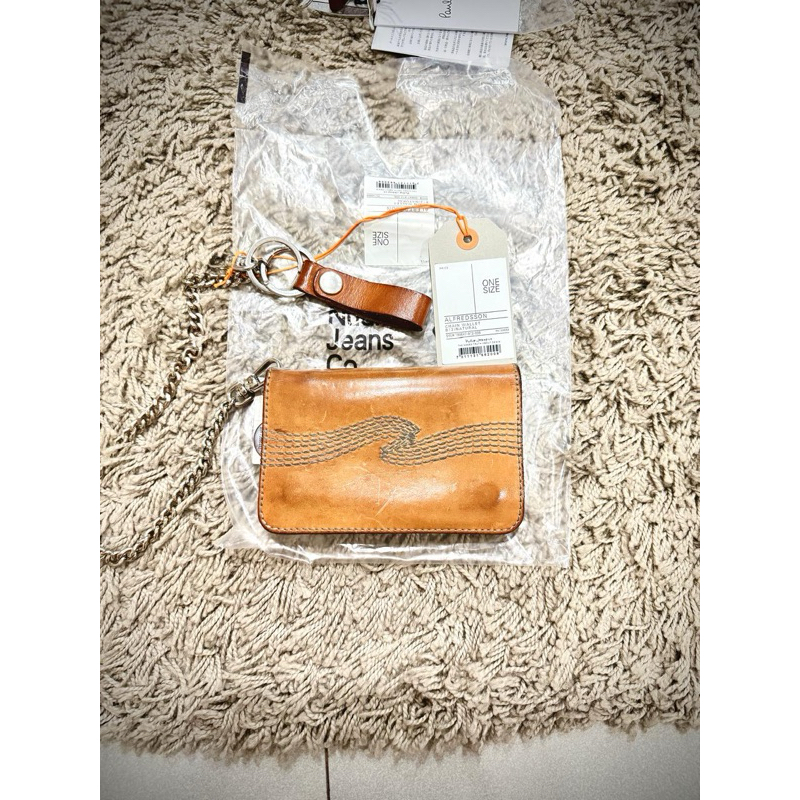 Nudie Alfredson wallet original nudie bahan veg tan