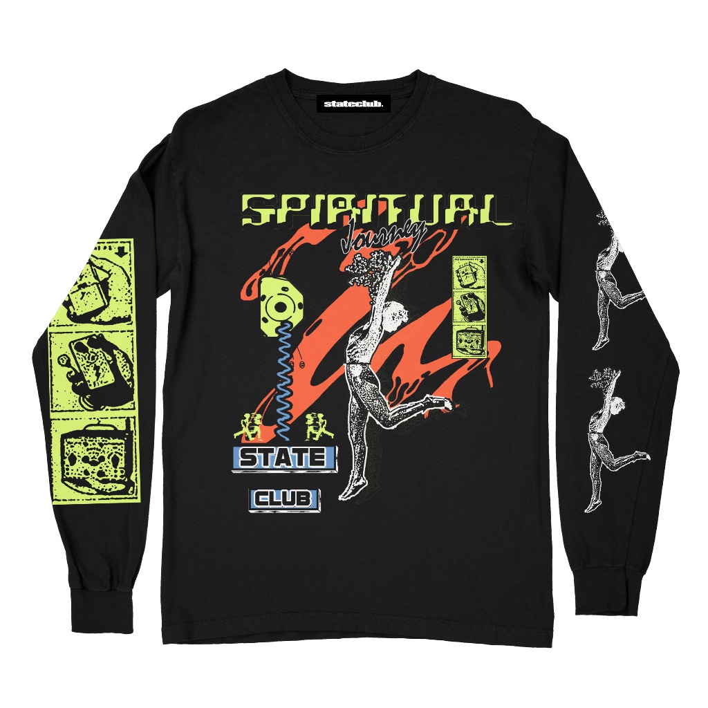 Spiritual Journey Long sleeve Black