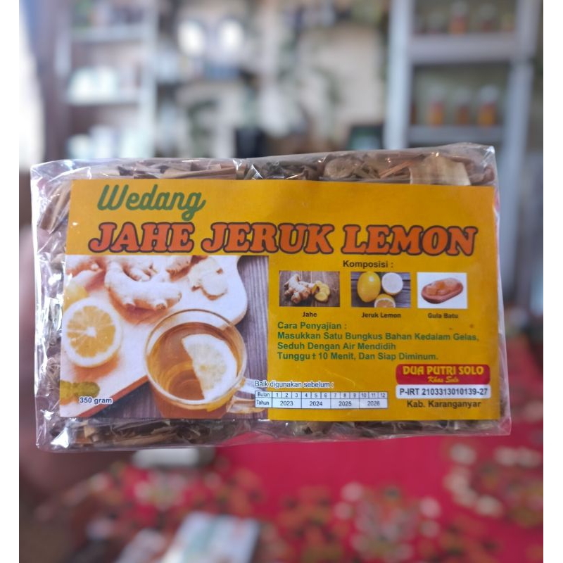

WEDANG JAHE JERUK LEMON