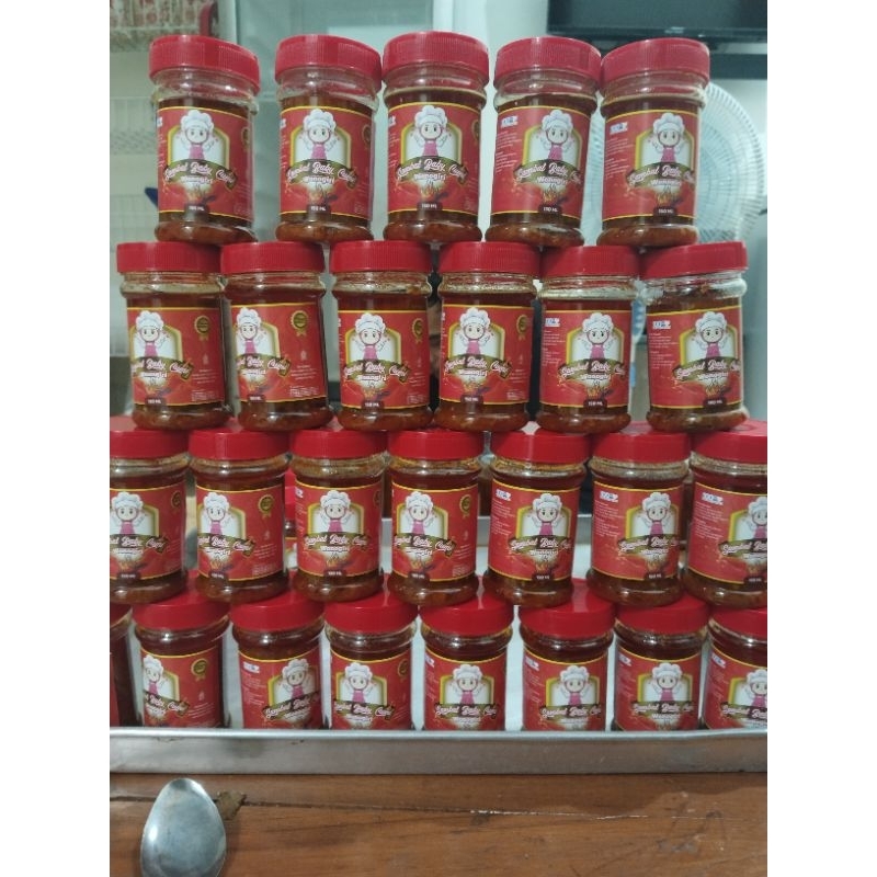 

serba sambal baby cumi pete udang rebon teri medan sambel bawang pete