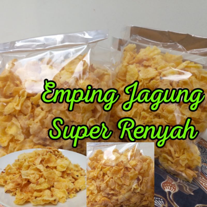 

Emping Jagung Renyah Kriuk Bebas Pewarna dan Pengawet