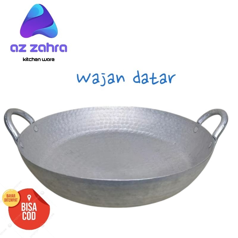 Wajan datar khas garut 34 cm ORIGINAL tebal anti lengket tahan lama,wajan garut kitchen ware