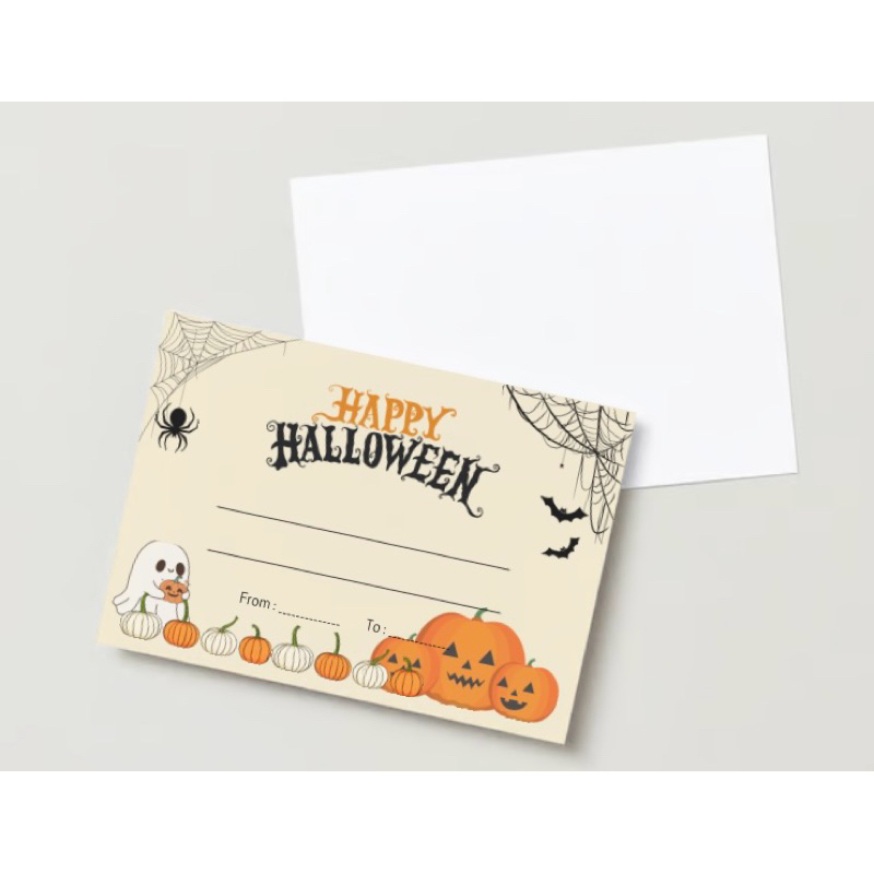 

Cute Happy Haloween Greeting Card