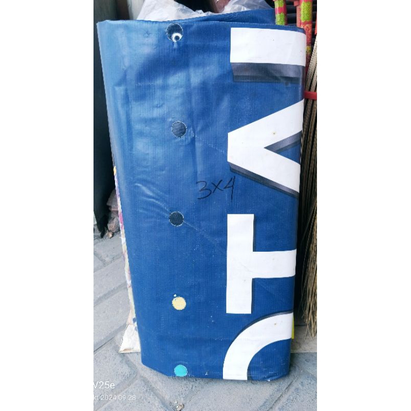 Baleho / Banner Korea Tebal Bekas Ukuran 3x4 layak pakai