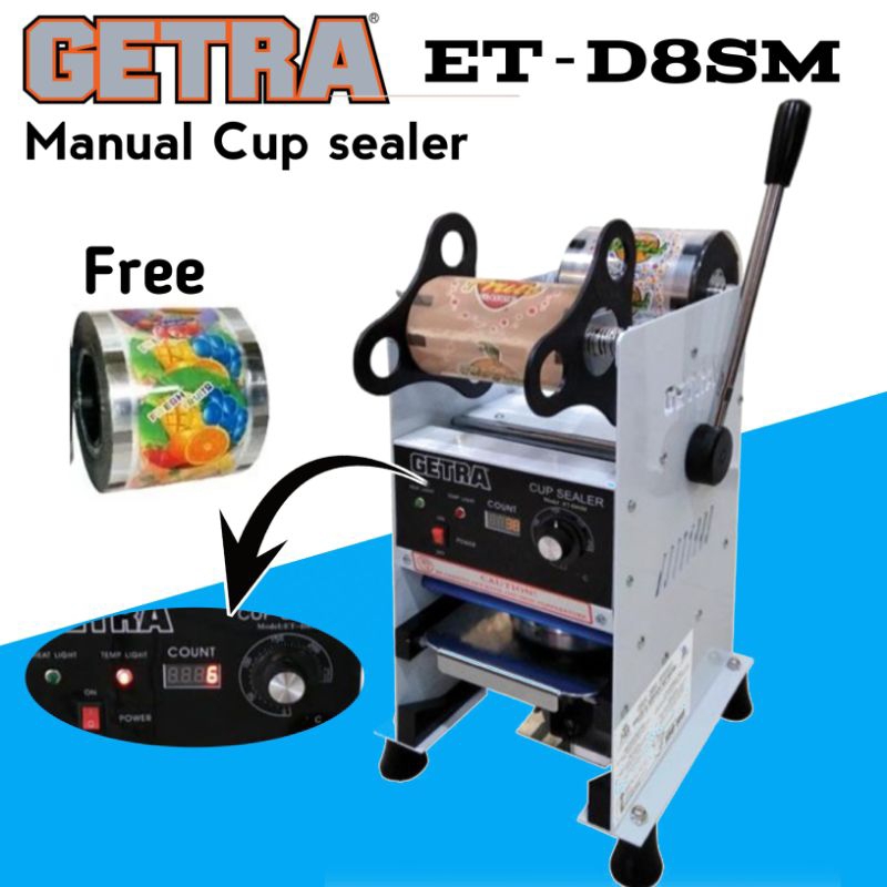 cup Sealer GETRA ET D8SM cup Sealer manual