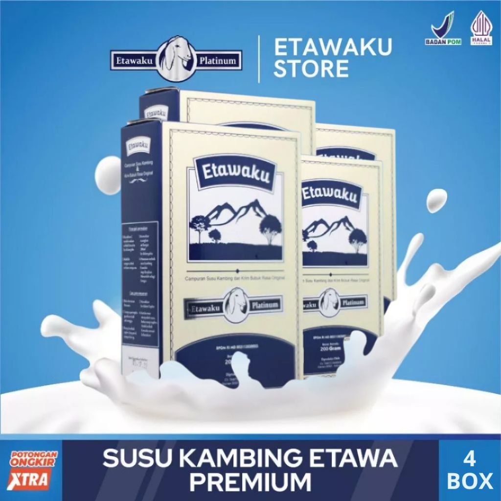 

Etawaku Platinum Susu Etawa Atasi Asma Original 4 Box