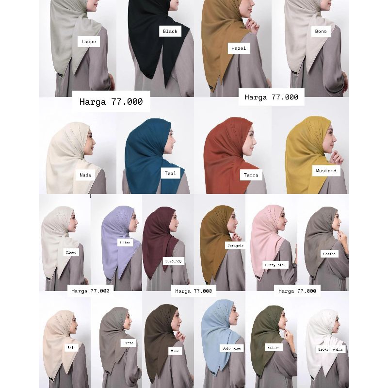 TERBARU HL Voal Black. Label by Heavenlights