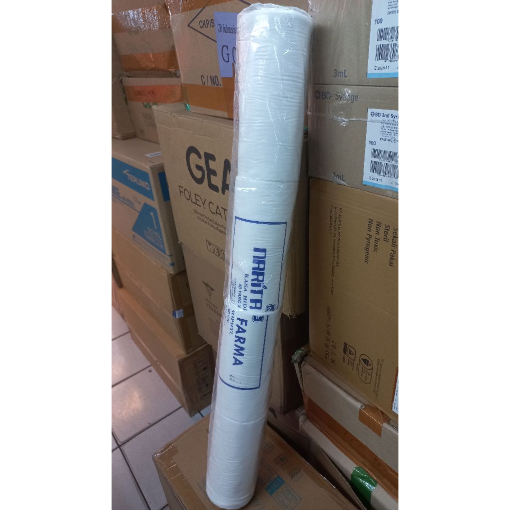 Kasa Potong 4 dan Utuh Kasa Gulung Besar 40x80 Perban Gulung Panjang Narita Farma