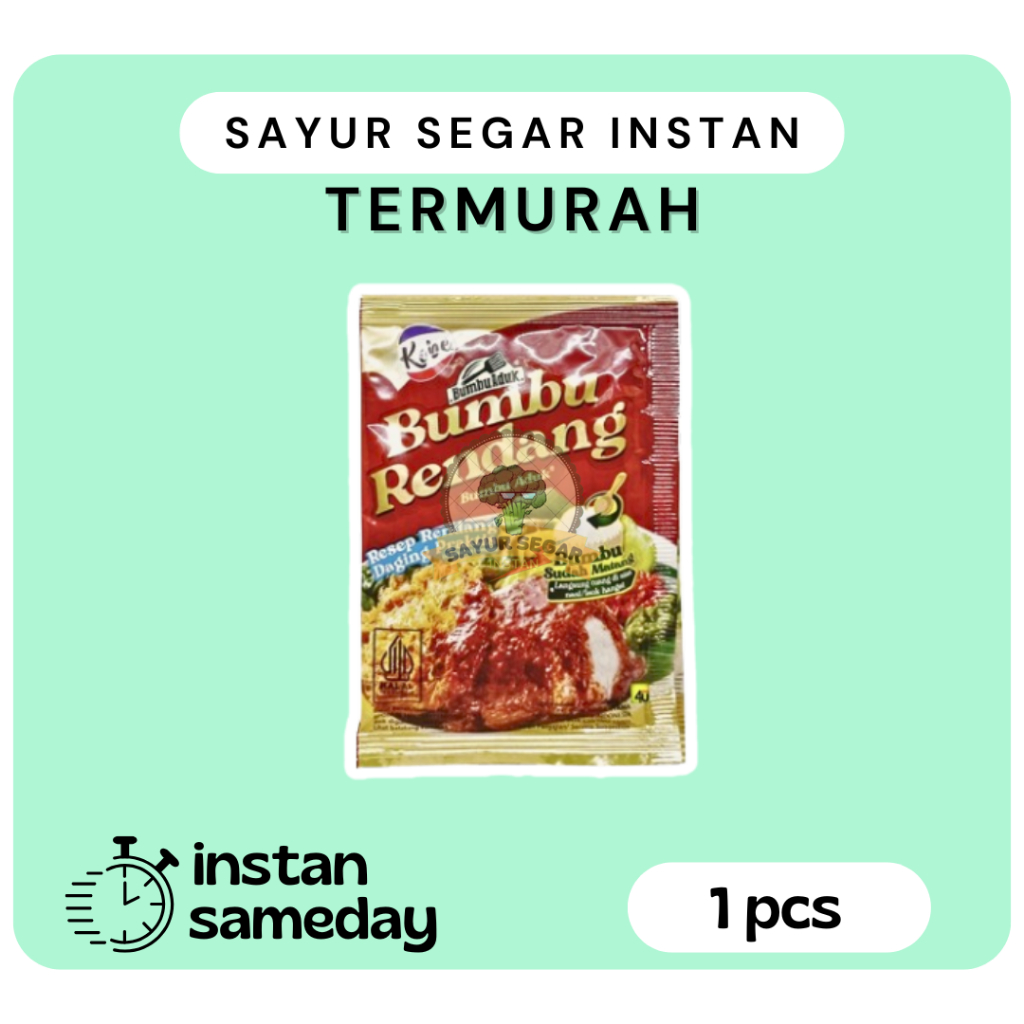 

Kobe Rendang / Bumbu Aduk 1Pcs - Sayur Segar Instan