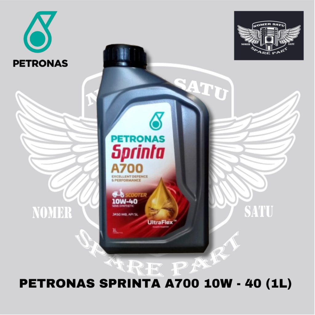PETRONAS SPRINTA OLI MESIN MOTOR A700 10W-40 UKURAN 1L ORIGINAL PETRONAS 100%