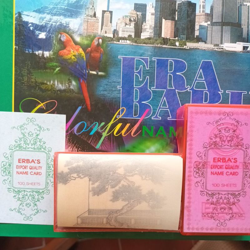 

ERBA PROMO KARTU NAMA ERA BARU | PRODUK DIJAMIN ORIGINAL | HARGA TERMURAH | KARTU NAMA ISI 100 | KARTU NAMA POLOS | KARTU NAMA BERGAMBAR