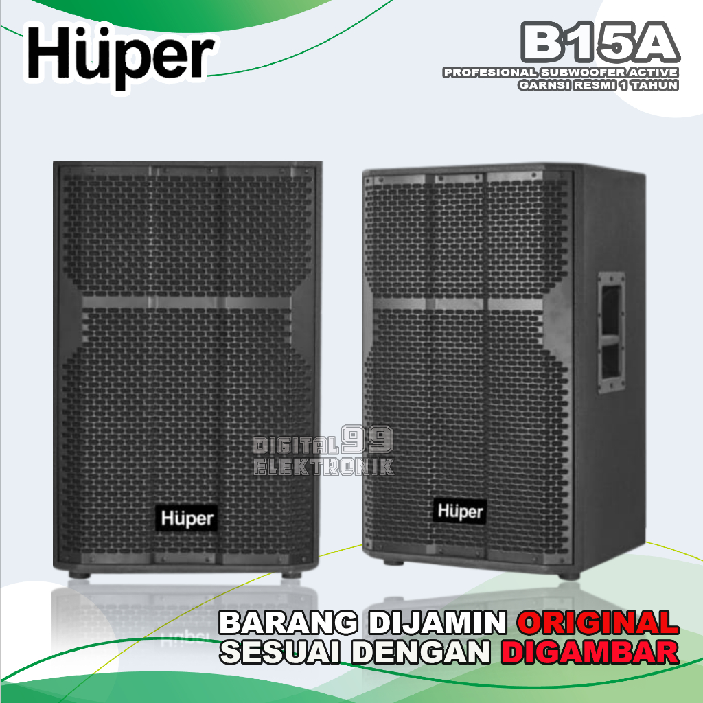Speaker Aktif Subwoofer 15 Inch HUPER B15A | B 15A | B-15A Original