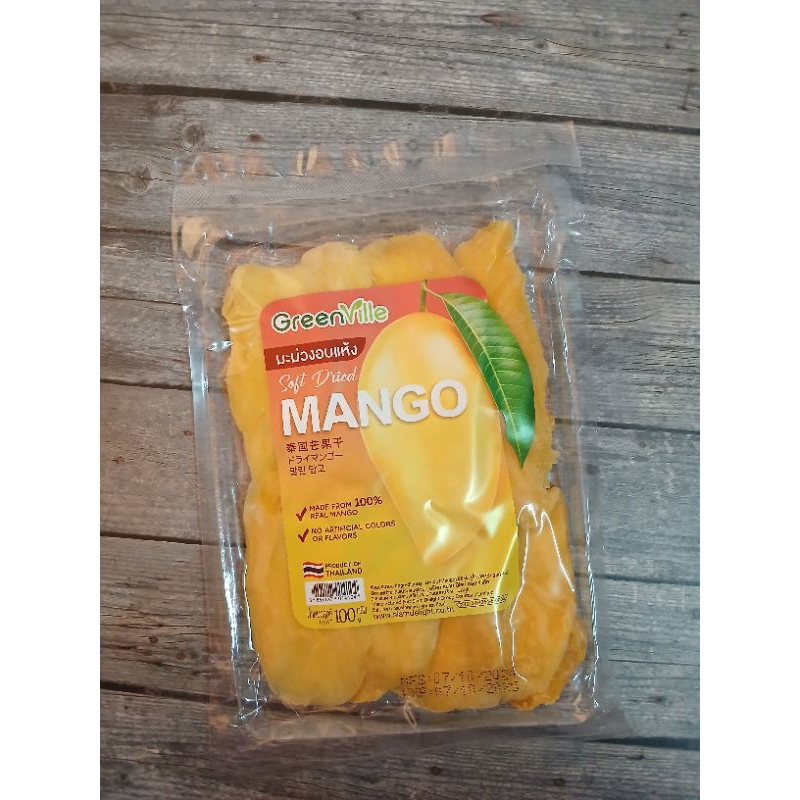 

Greenville Soft Dried Mango Mangga Kering Lembut Bangkok Thailand 7D