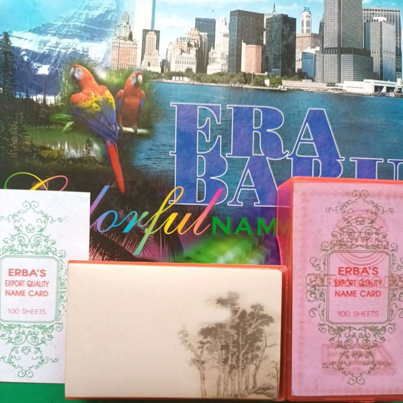 

ERBA PROMO KARTU NAMA ERA BARU | PRODUK DIJAMIN ORIGINAL | HARGA TERMURAH | KARTU NAMA ISI 100 | KARTU NAMA POLOS | KARTU NAMA BERGAMBAR