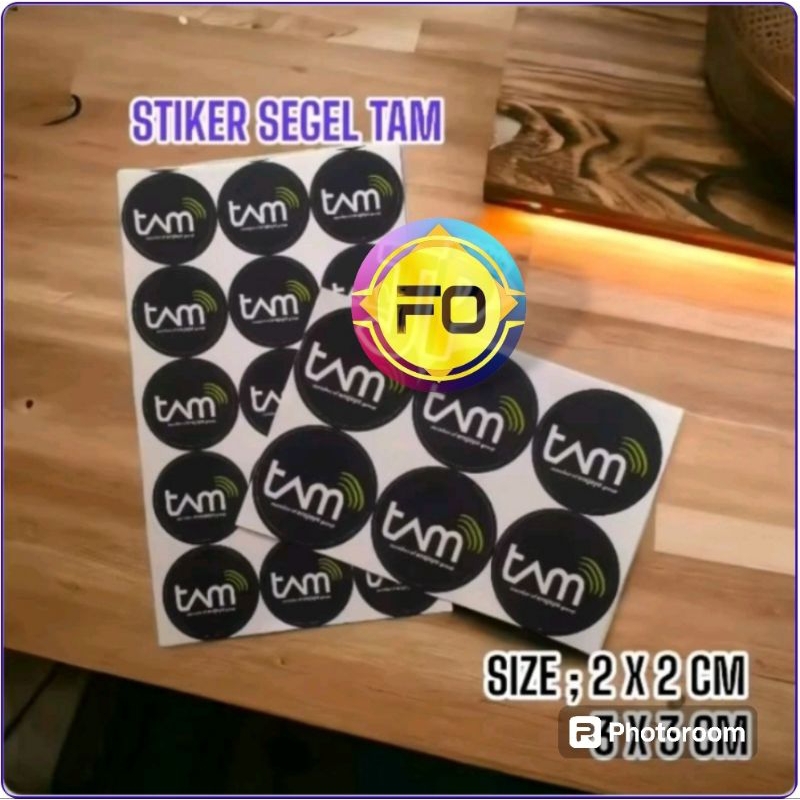 

PAKET 500 PCS STIKER SEGEL TAM - SIAP KIRIM