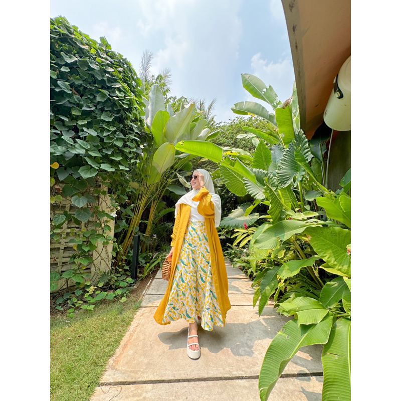 Womenwear - Aurora Skirt/Rok Motif Cantik/Rok Wanita/Rok Kekinian