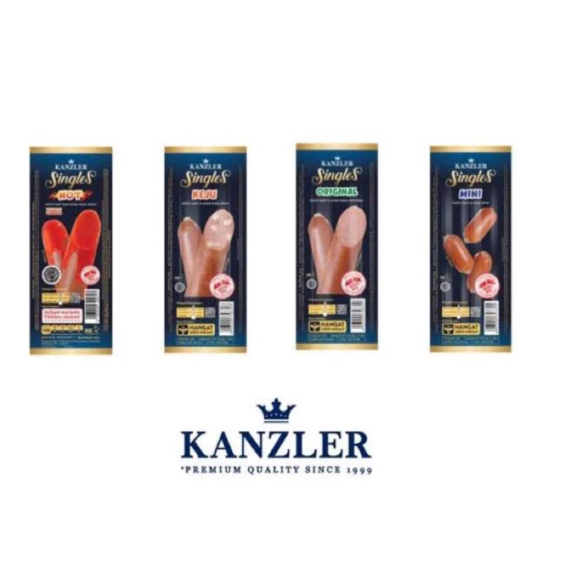 

Kanzler Sosis Sapi Singles 1 Pcs